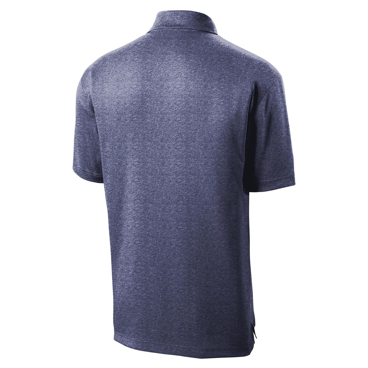 True Royal Heather Polo Shirt - Sport-Tek - Moisture Wicking