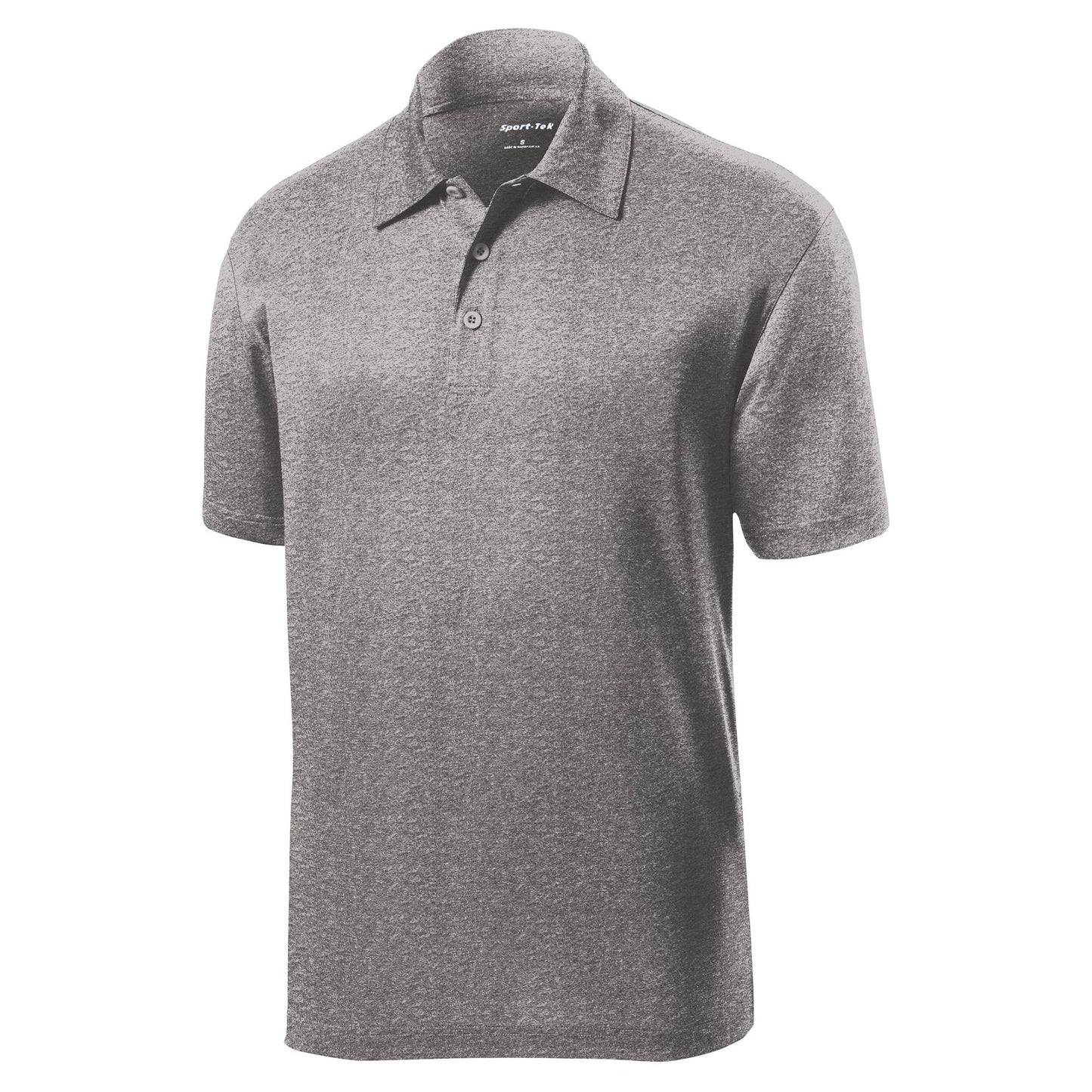 True Royal Heather Polo Shirt - Sport-Tek - Moisture Wicking