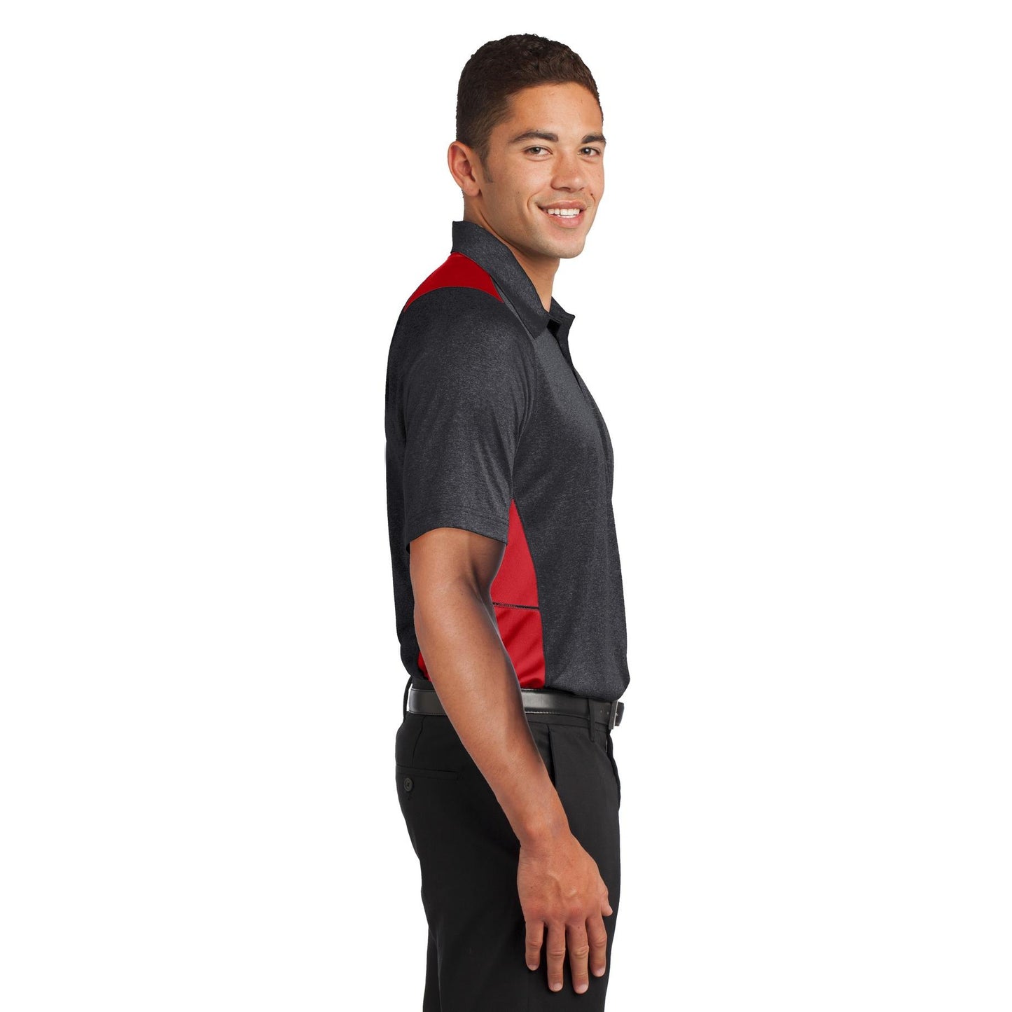 Graphite Heather Polo Shirt - Sport-Tek - Stylish Design