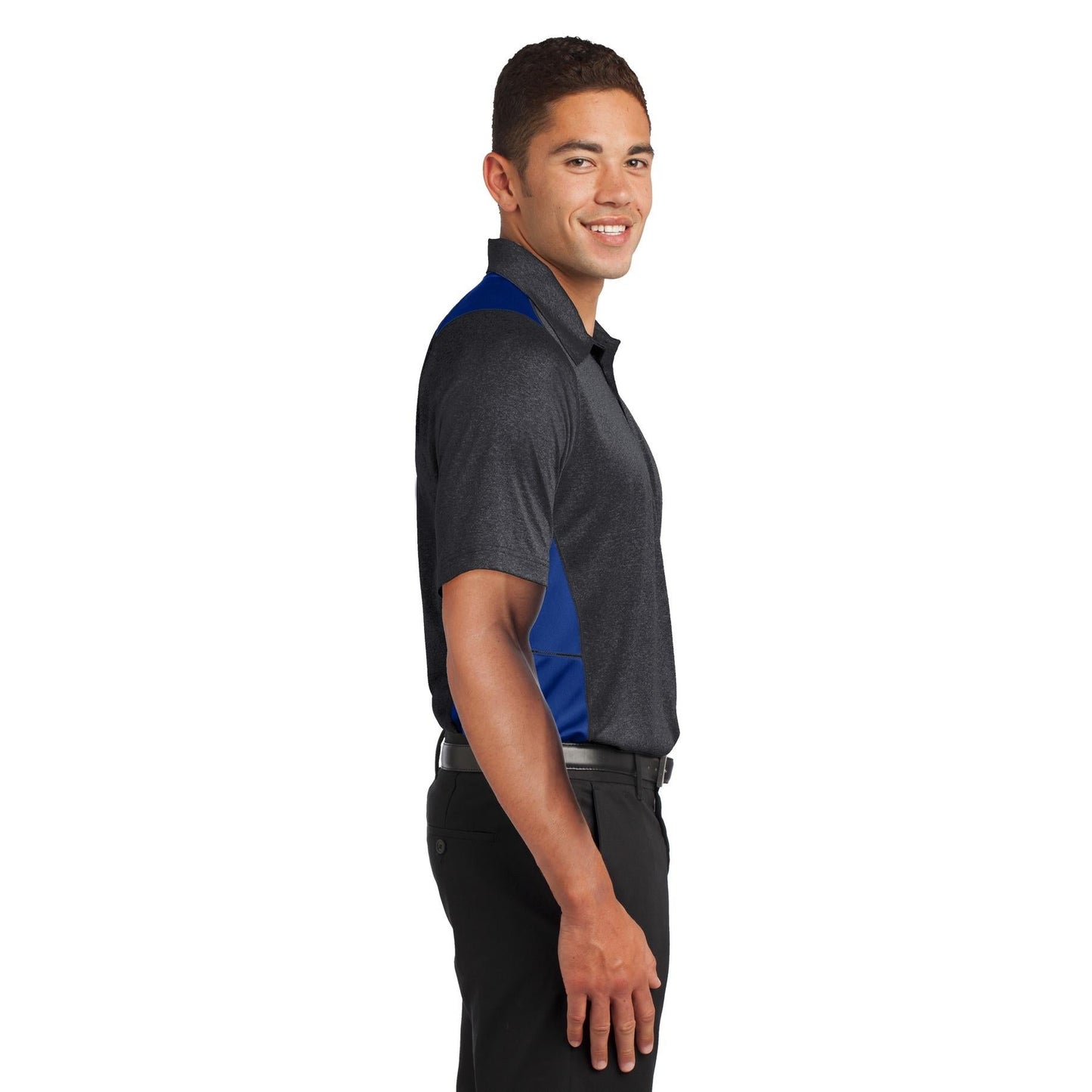 Graphite Heather Polo Shirt - Sport-Tek - Stylish Design