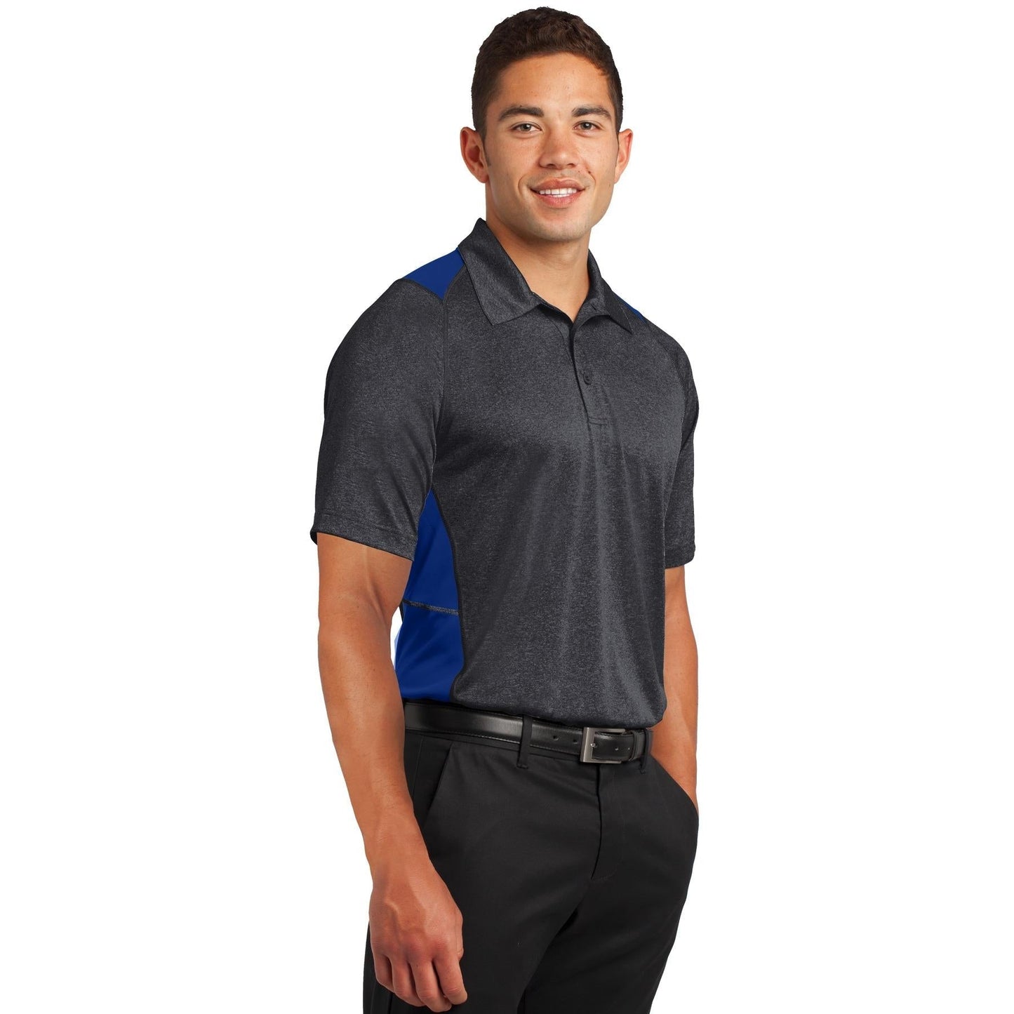 Graphite Heather Polo Shirt - Sport-Tek - Stylish Design
