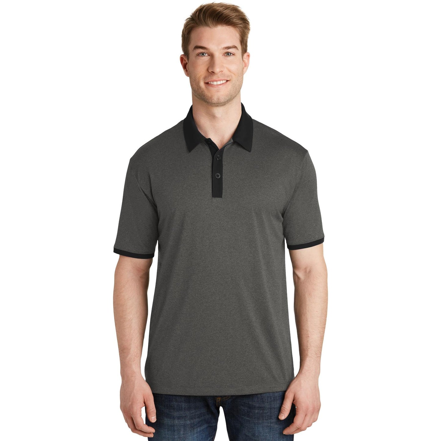 Graphite Polo Shirt - Sport-Tek - Moisture-Wicking