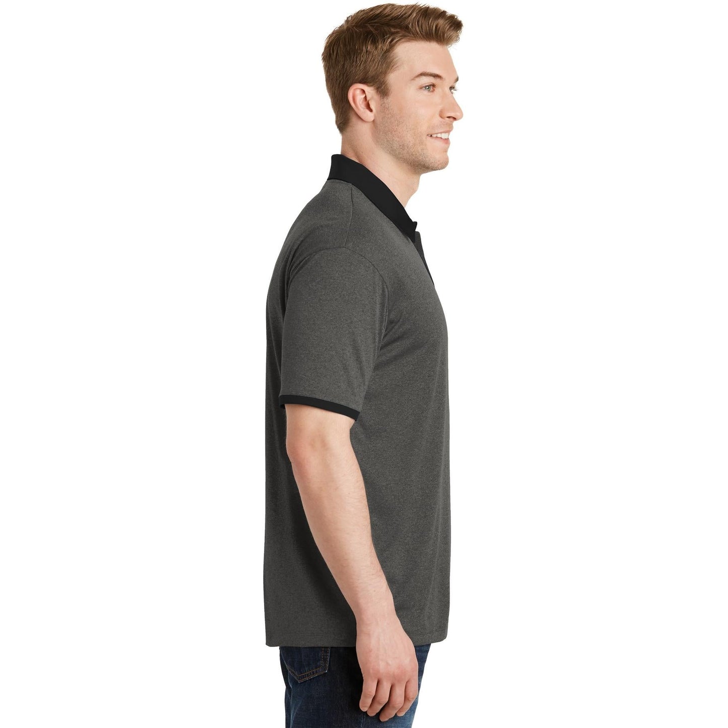 Graphite Polo Shirt - Sport-Tek - Moisture-Wicking