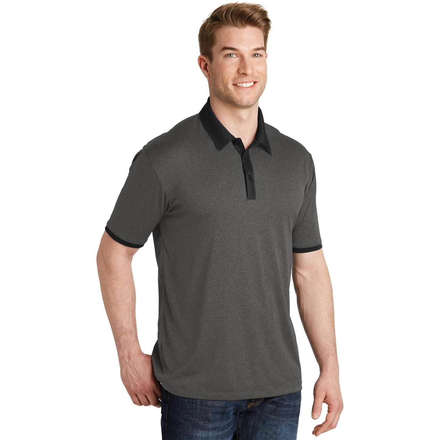 Graphite Polo Shirt - Sport-Tek - Moisture-Wicking