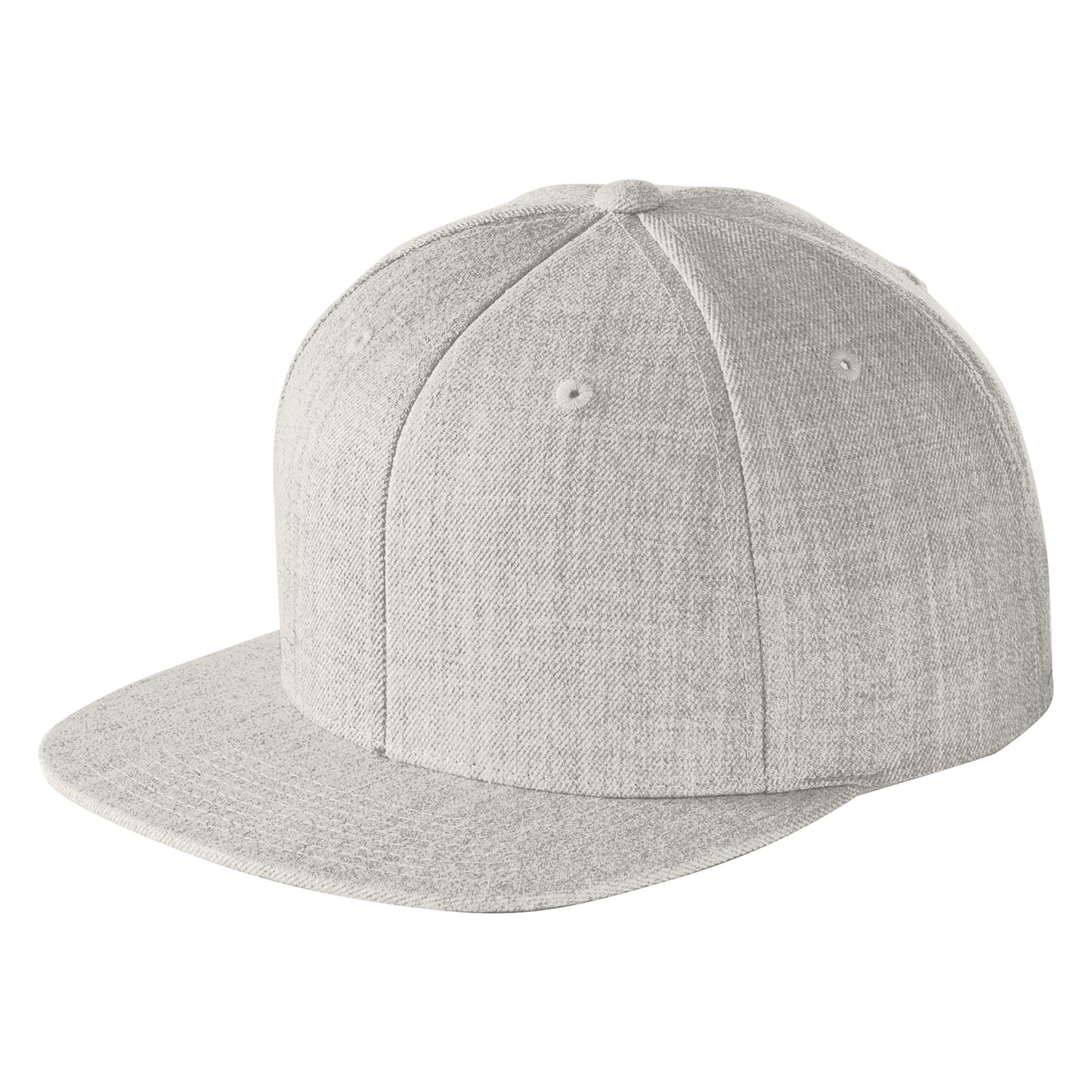 Heather Grey Snapback Cap - Sport-Tek - Stylish Design