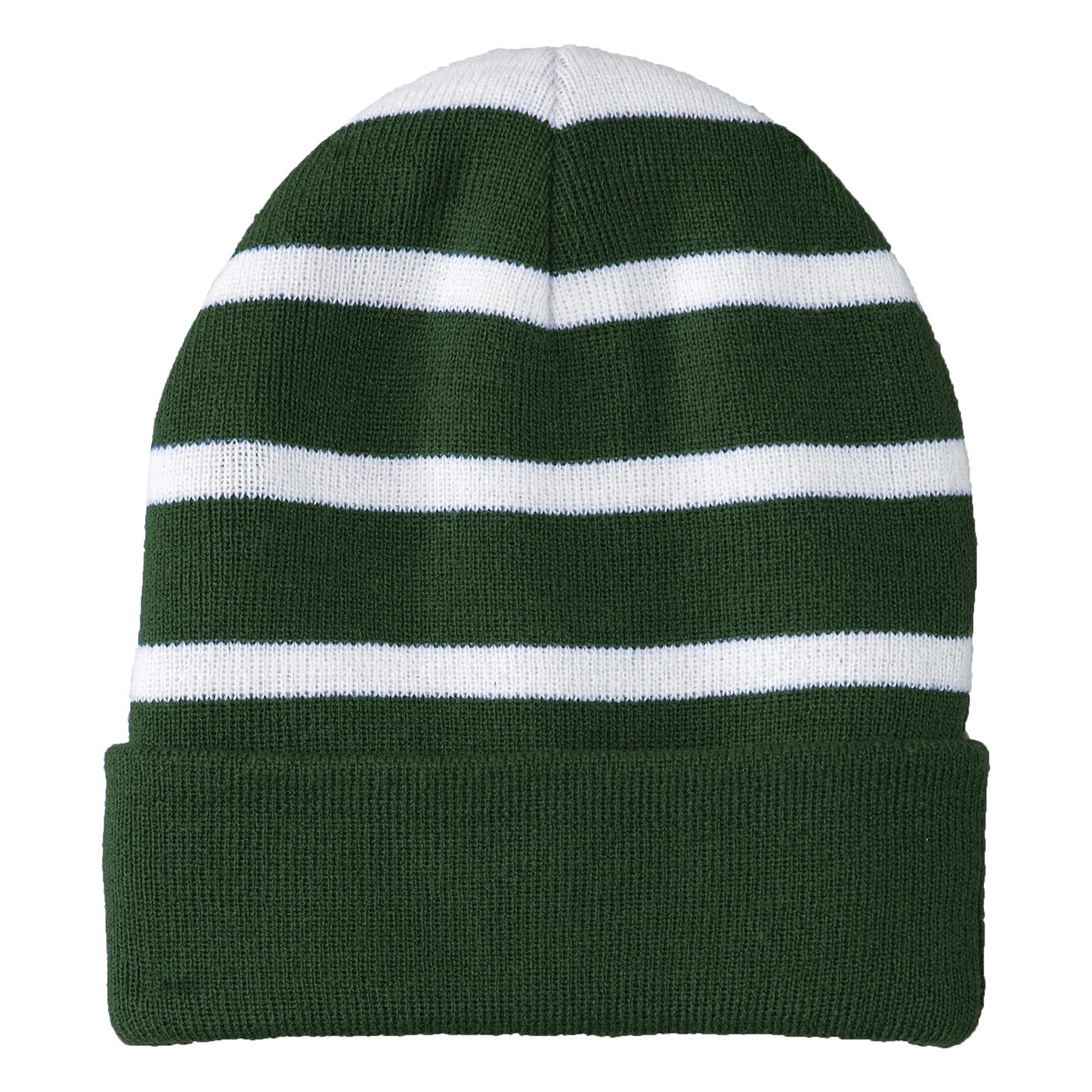 Black/Iron Grey Beanie - Sport-Tek - Fully Lined
