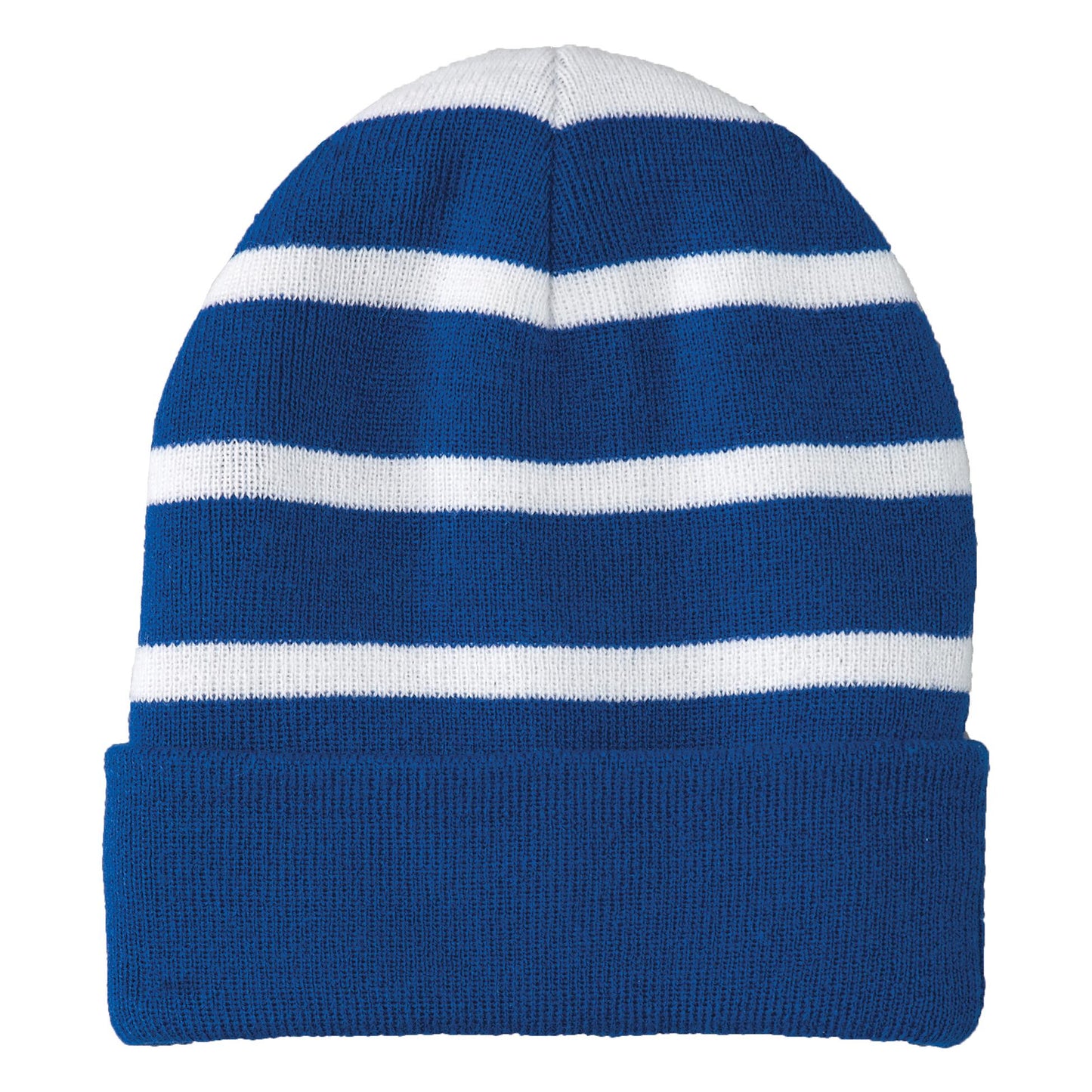 Black/Iron Grey Beanie - Sport-Tek - Fully Lined
