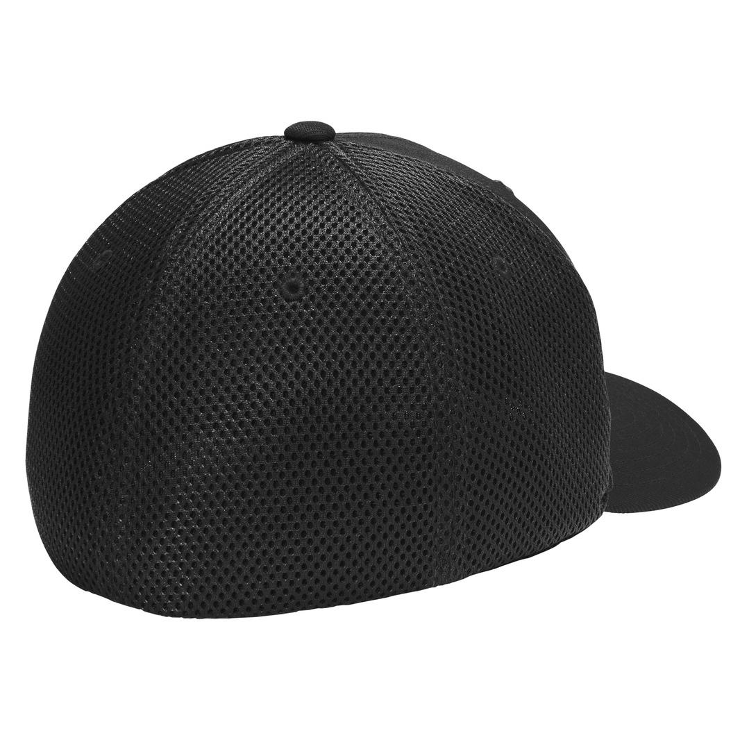 Black/Black Ball Caps - Sport-Tek - Flexfit Air Mesh