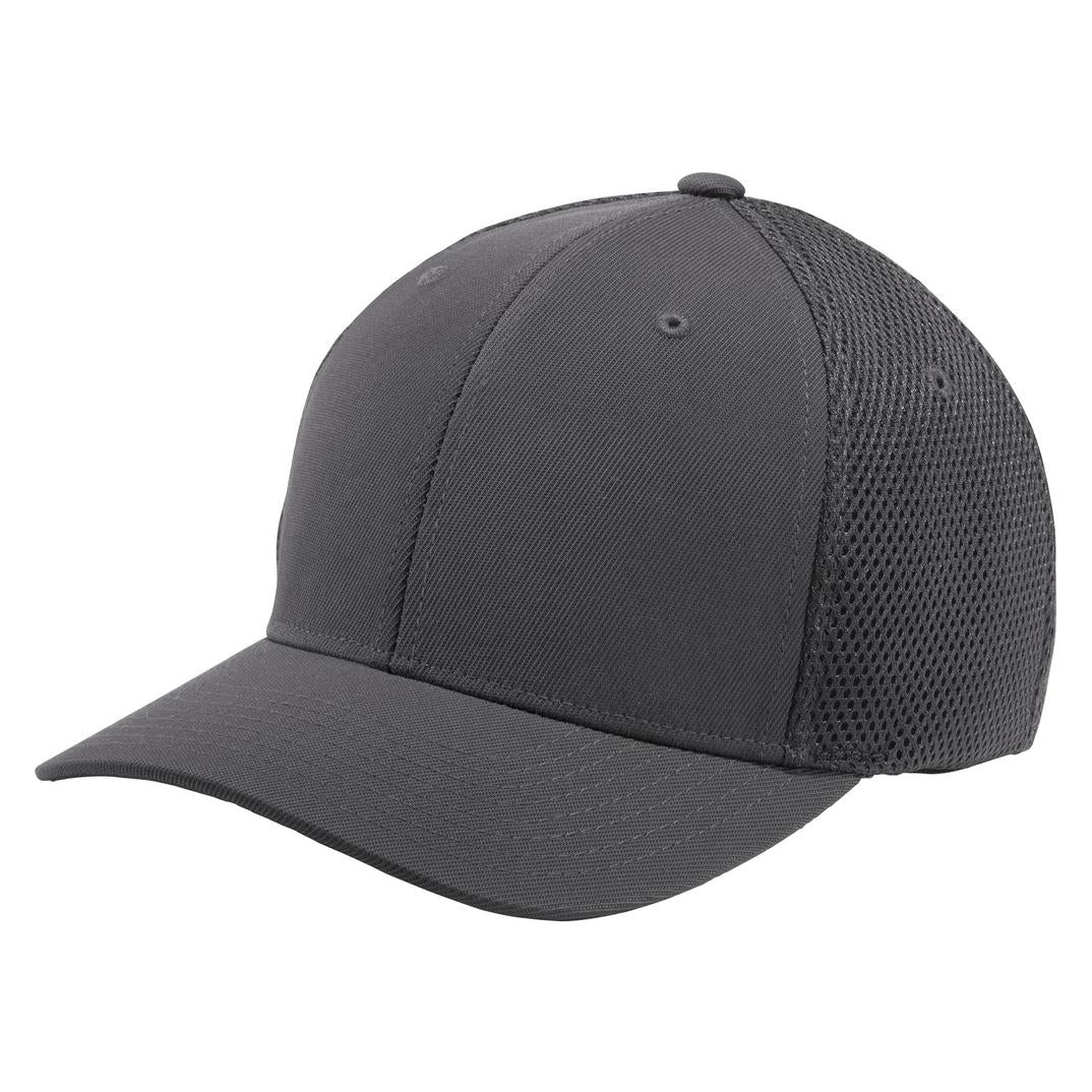 Black/Black Ball Caps - Sport-Tek - Flexfit Air Mesh