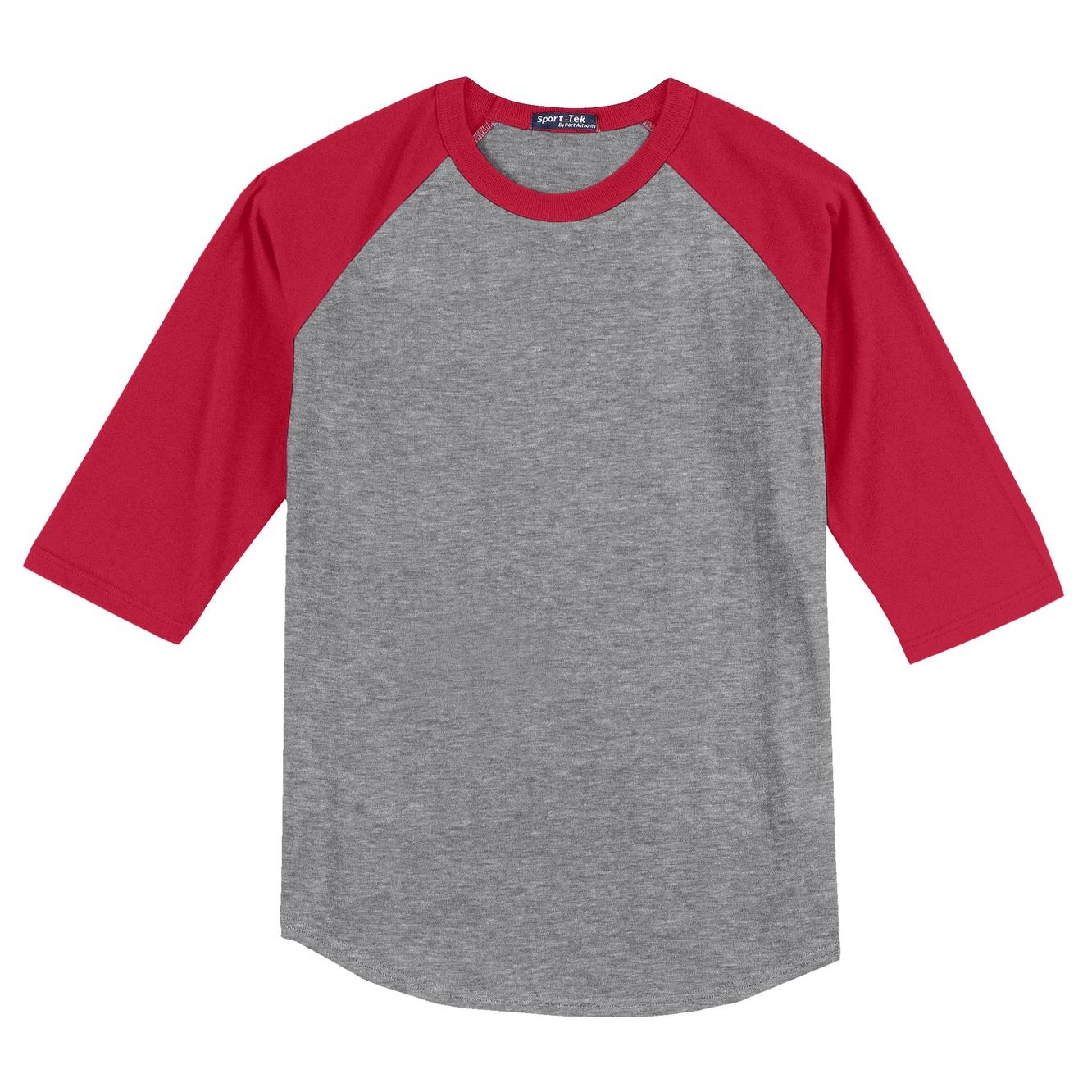 White/Deep Orange Jersey - Sport-Tek - Soft Cotton
