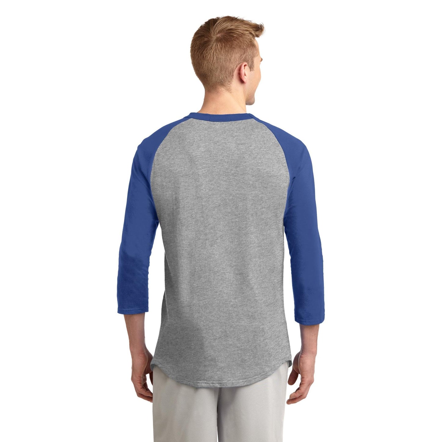 White/Deep Orange Jersey - Sport-Tek - Soft Cotton