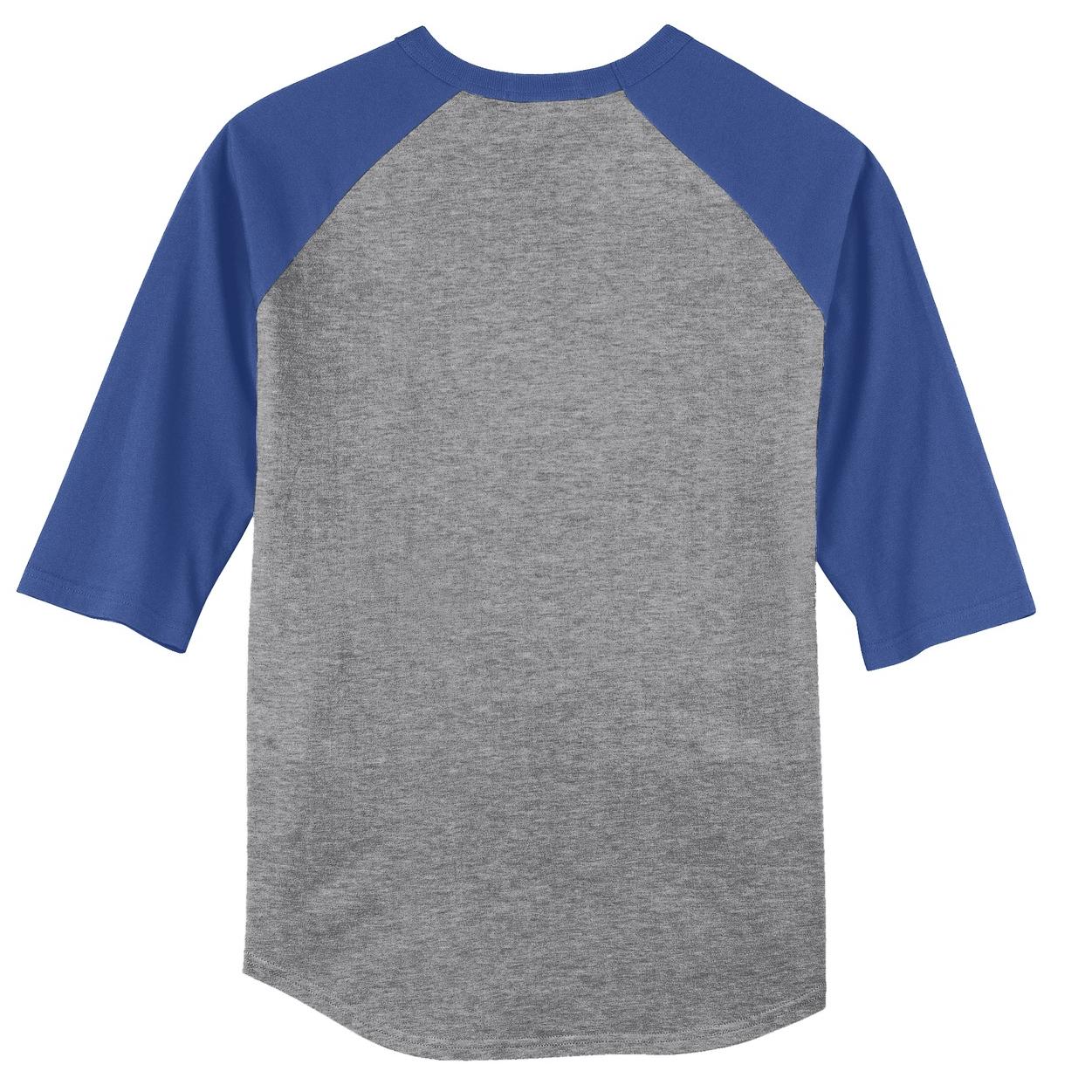 White/Deep Orange Jersey - Sport-Tek - Soft Cotton
