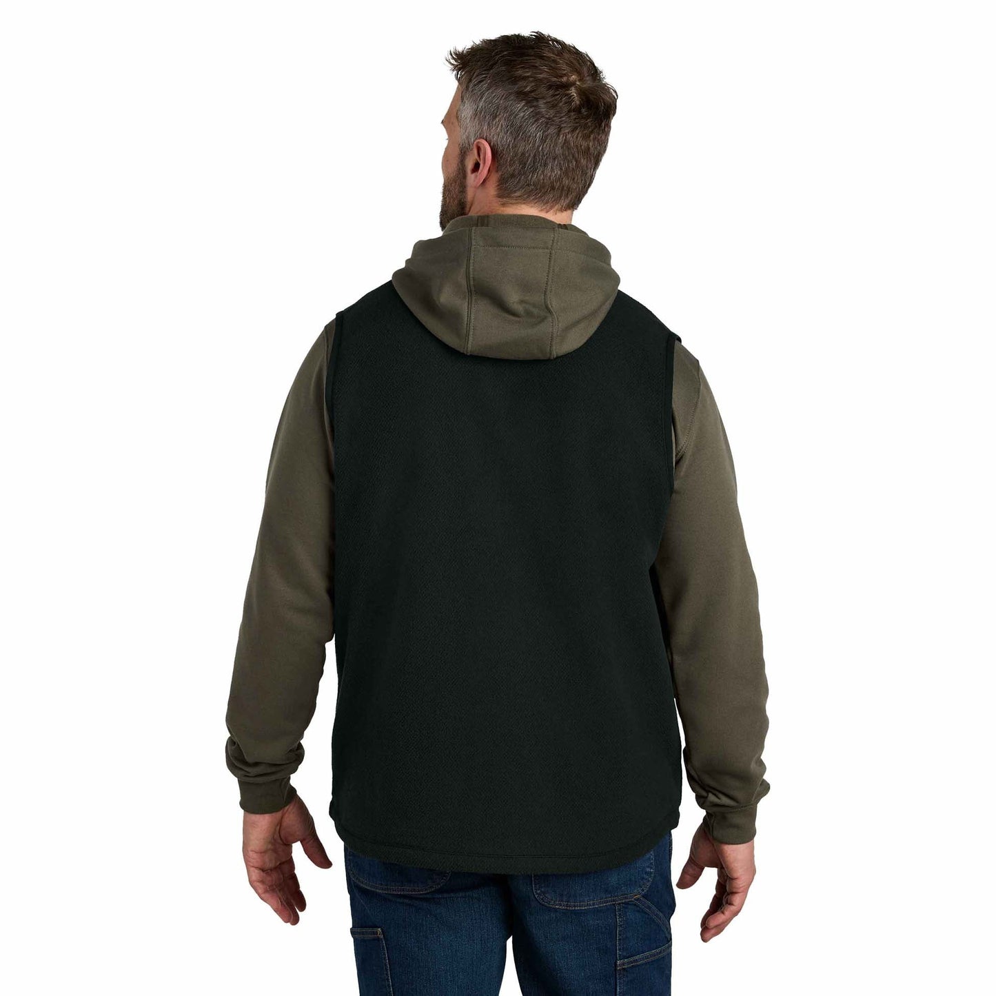 Black Textured Vests - Carhartt - Fleece Material