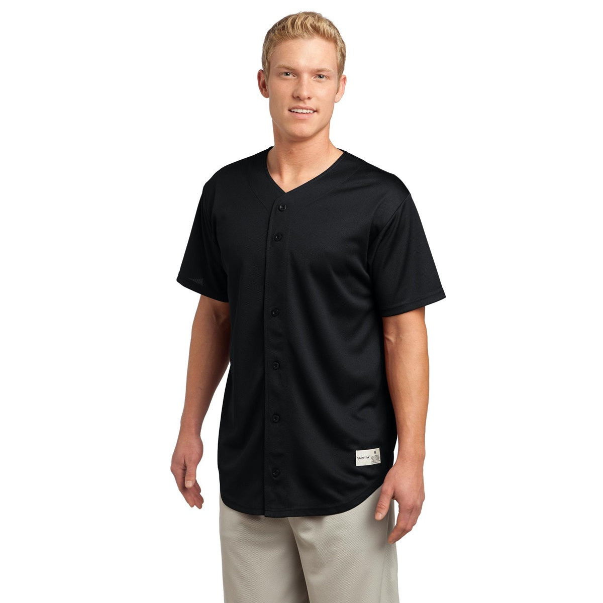 Black T-Shirts - Sport-Tek - Comfortable Mesh Style