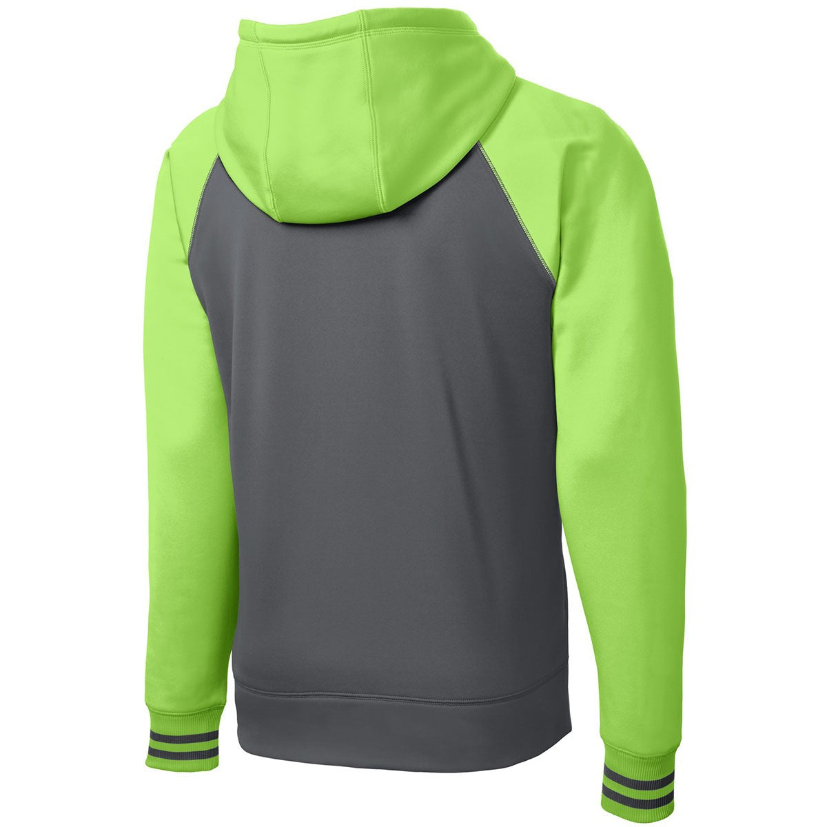 Black/Dark Smoke Grey Sweatshirt - Sport-Tek - Athletic Fit