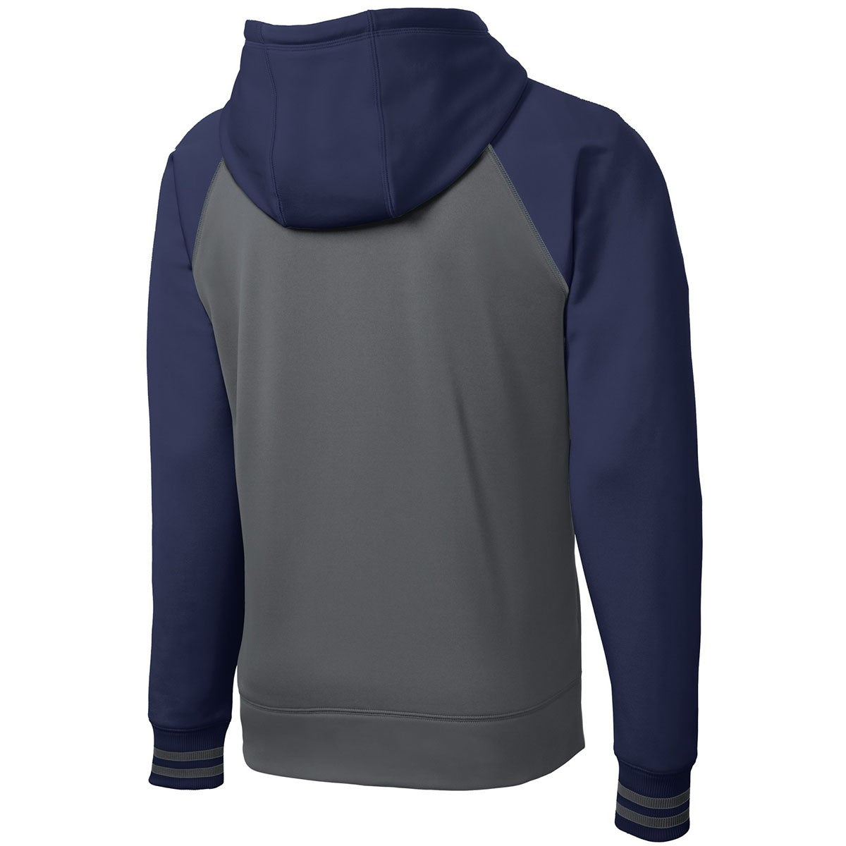 Black/Dark Smoke Grey Sweatshirt - Sport-Tek - Athletic Fit