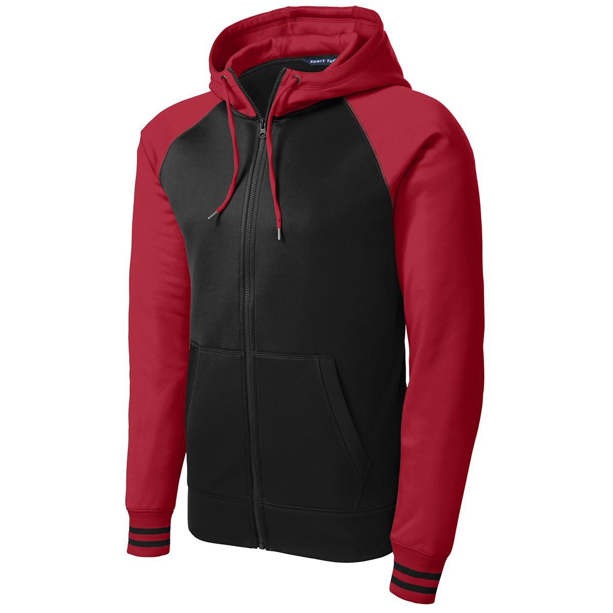 Black/Dark Smoke Grey Sweatshirt - Sport-Tek - Athletic Fit