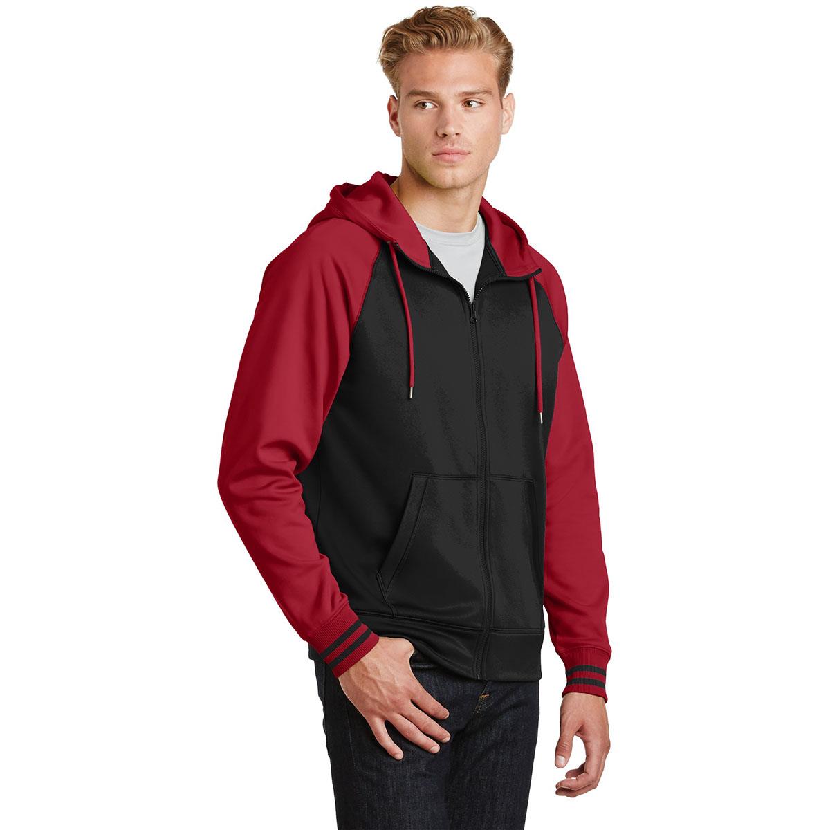 Black/Dark Smoke Grey Sweatshirt - Sport-Tek - Athletic Fit