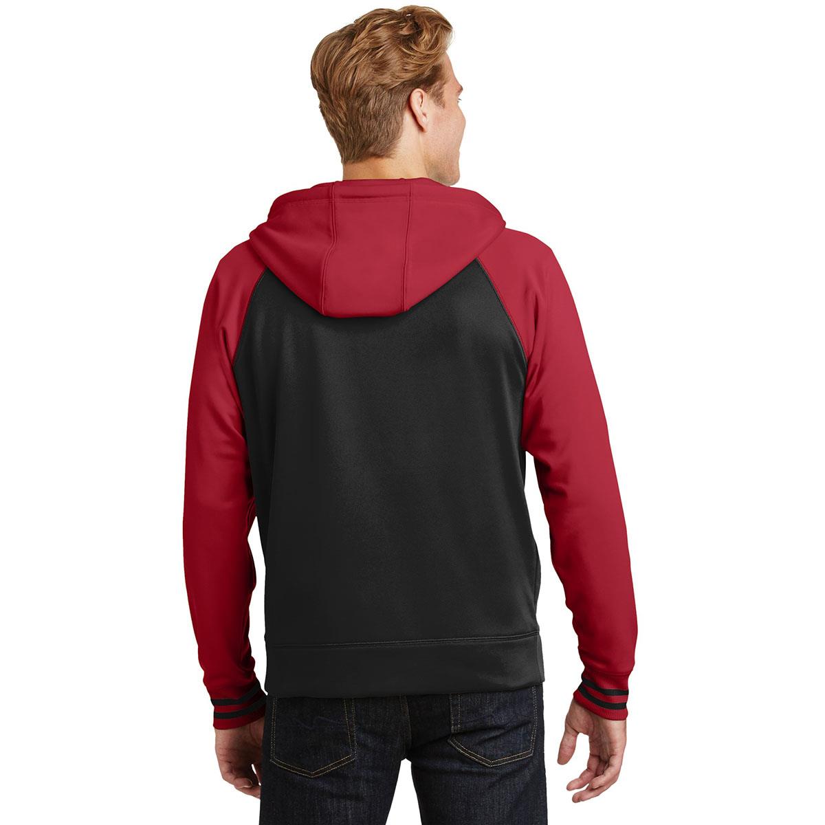 Black/Dark Smoke Grey Sweatshirt - Sport-Tek - Athletic Fit