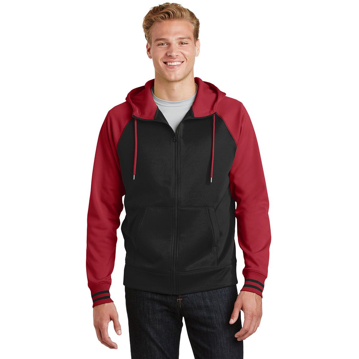 Black/Dark Smoke Grey Sweatshirt - Sport-Tek - Athletic Fit