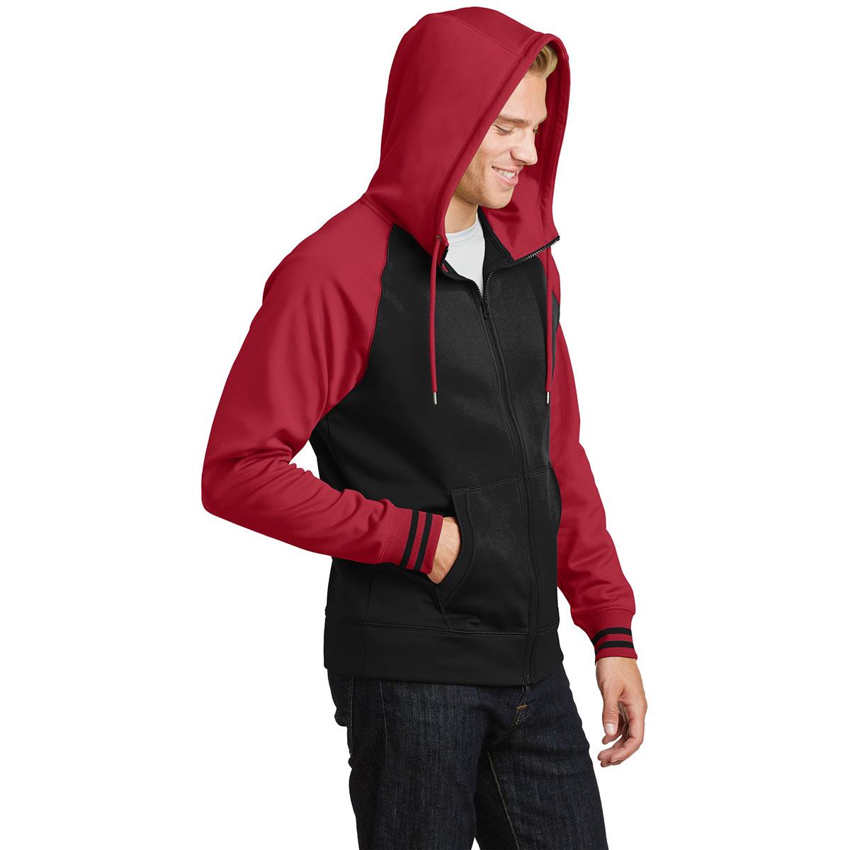 Black/Dark Smoke Grey Sweatshirt - Sport-Tek - Athletic Fit