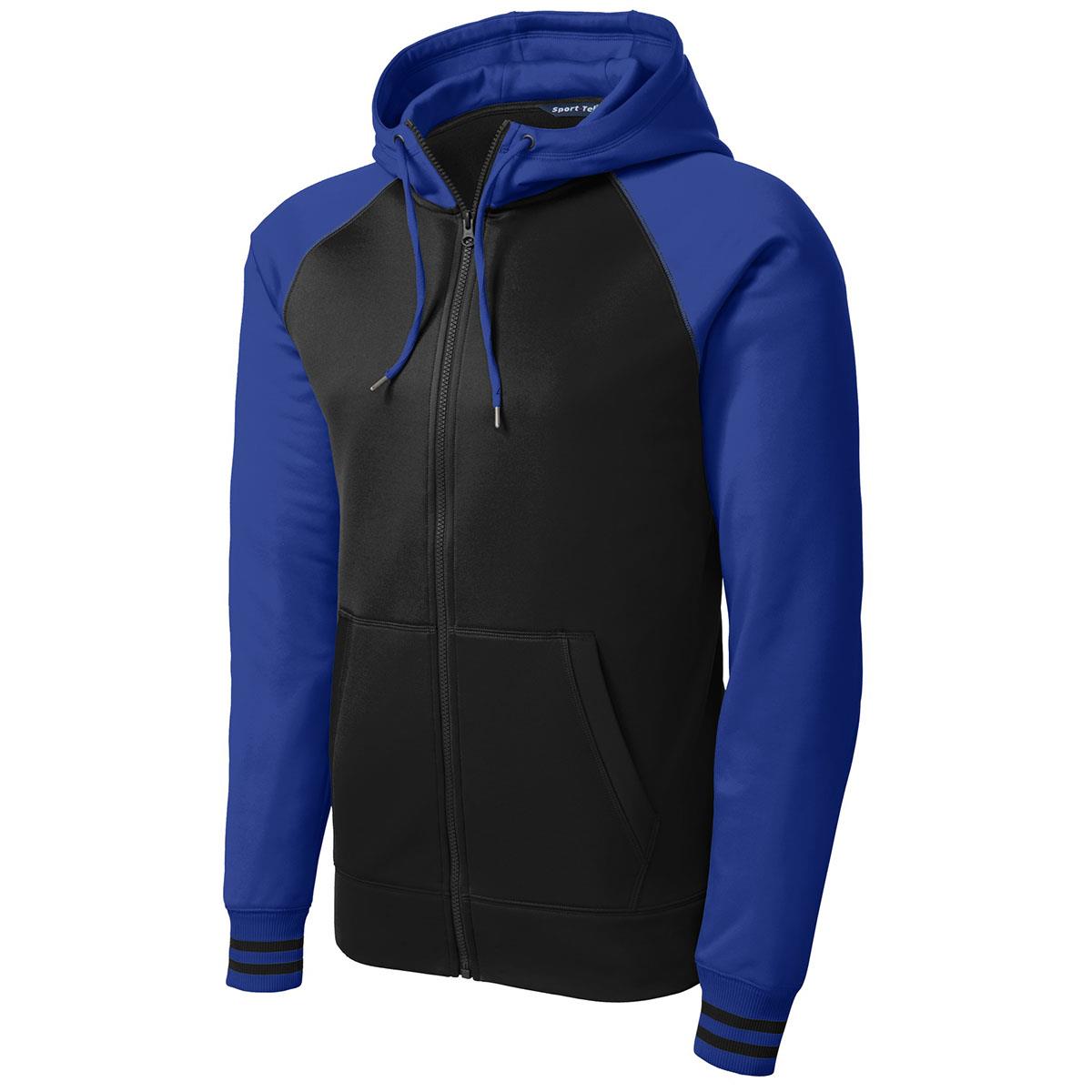 Black/Dark Smoke Grey Sweatshirt - Sport-Tek - Athletic Fit
