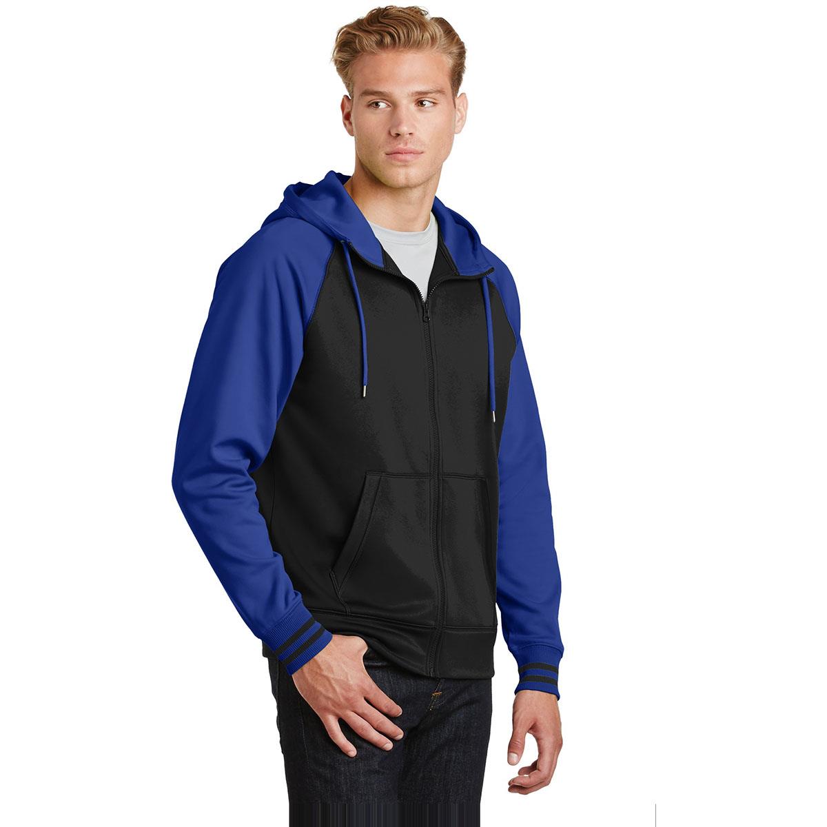 Black/Dark Smoke Grey Sweatshirt - Sport-Tek - Athletic Fit