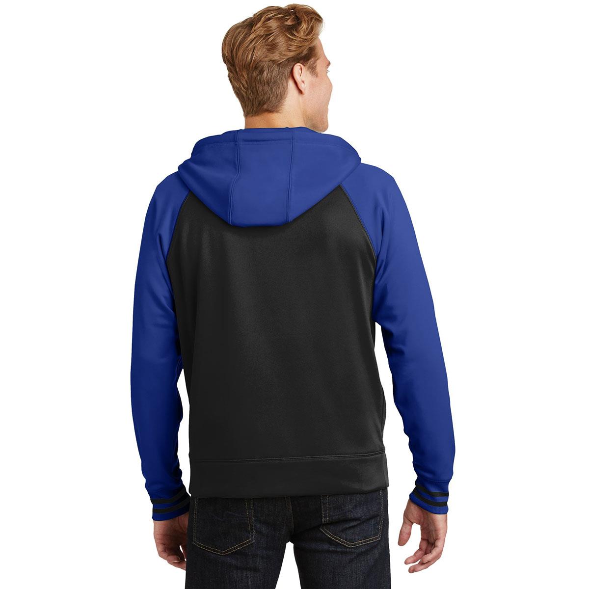 Black/Dark Smoke Grey Sweatshirt - Sport-Tek - Athletic Fit