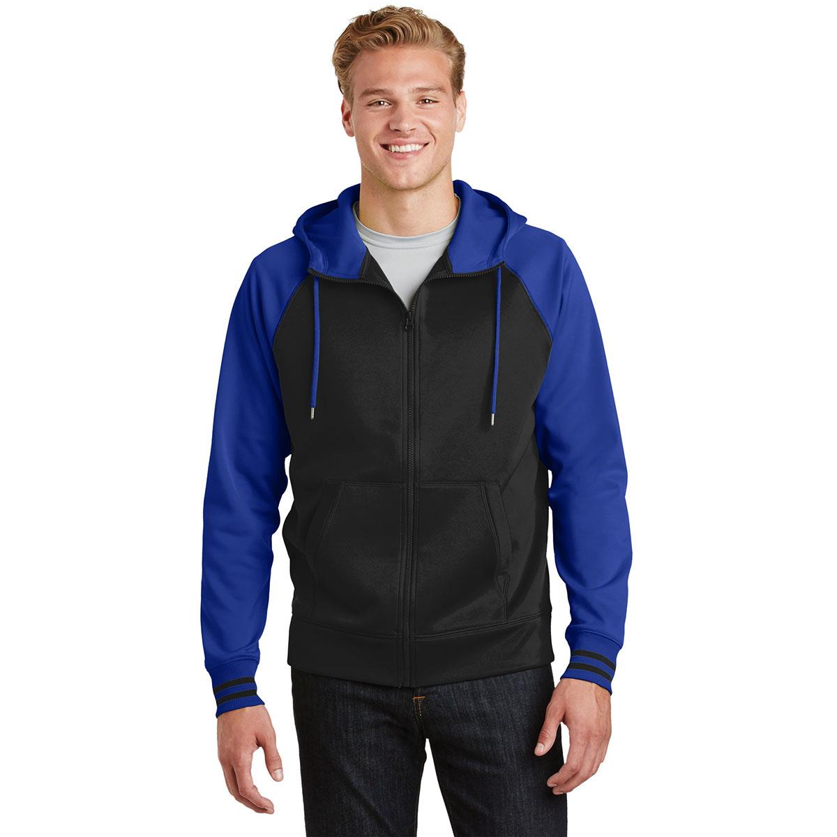 Black/Dark Smoke Grey Sweatshirt - Sport-Tek - Athletic Fit