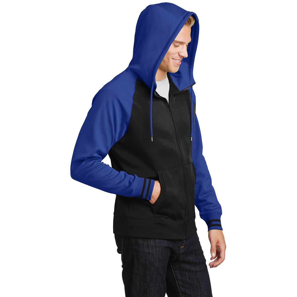 Black/Dark Smoke Grey Sweatshirt - Sport-Tek - Athletic Fit