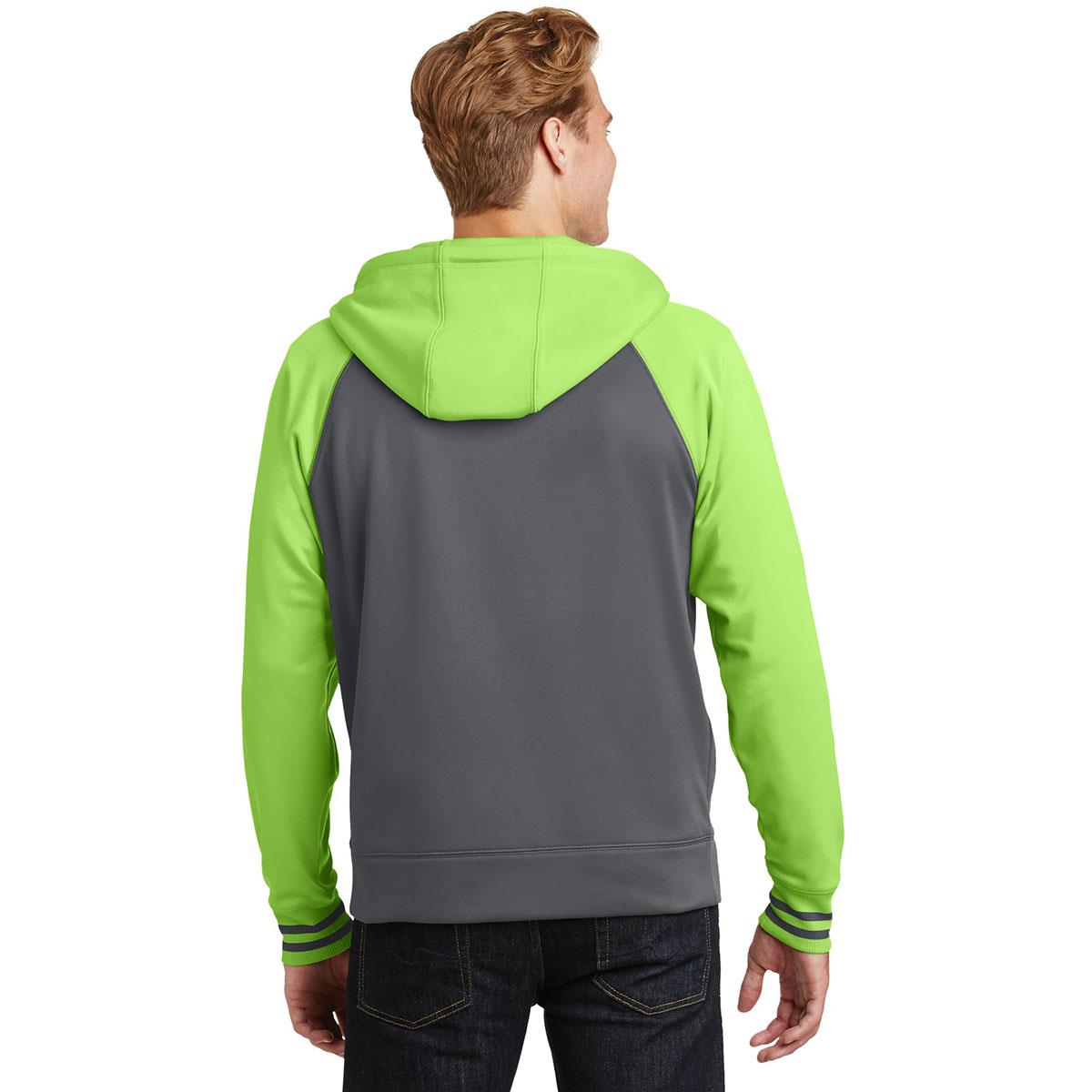 Black/Dark Smoke Grey Sweatshirt - Sport-Tek - Athletic Fit