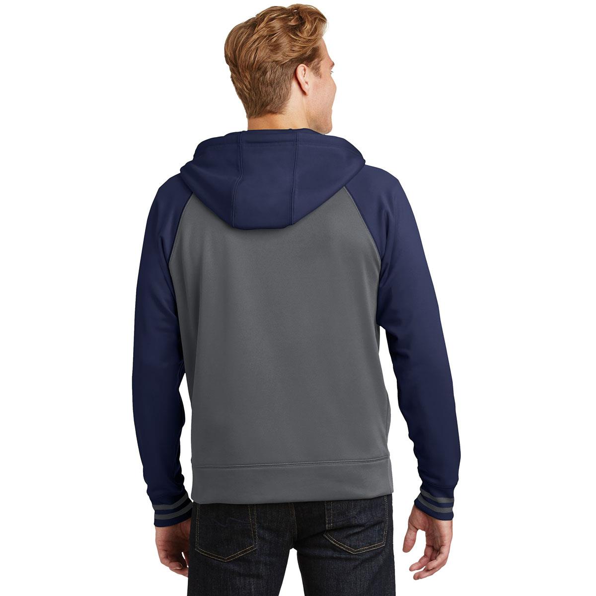 Black/Dark Smoke Grey Sweatshirt - Sport-Tek - Athletic Fit