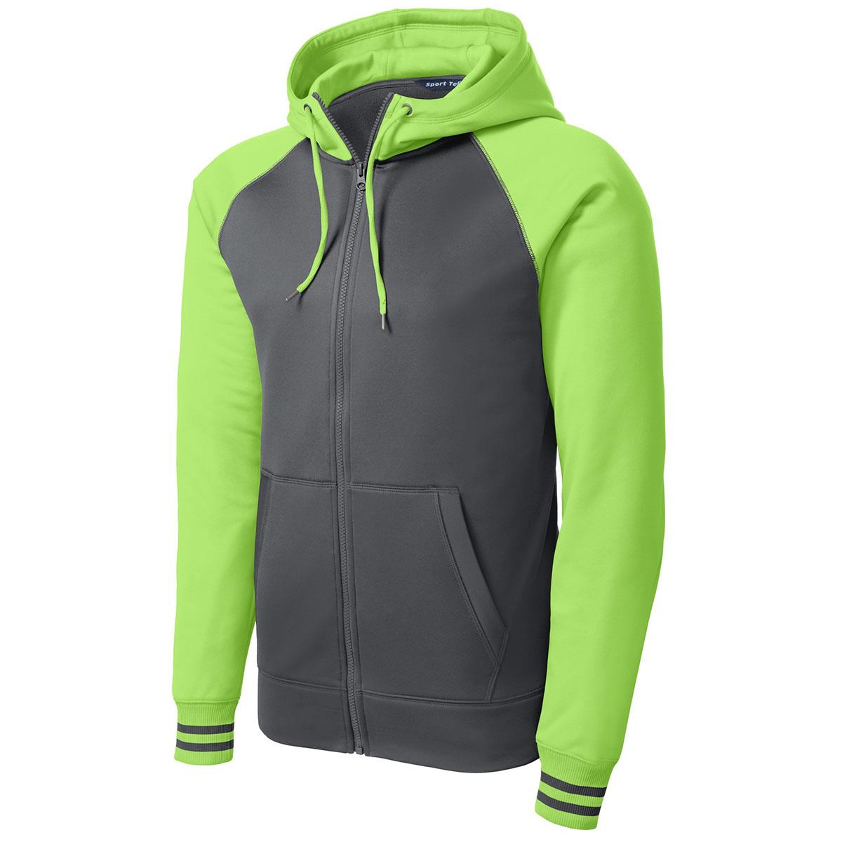 Black/Dark Smoke Grey Sweatshirt - Sport-Tek - Athletic Fit