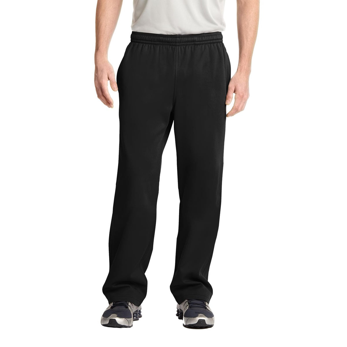 Black Sweatpants - Sport-Tek - Moisture-Wicking Fleece