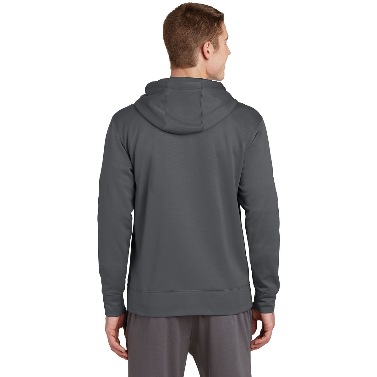 Black Jackets - Sport-Tek - Fleece Full-Zip Hooded - Comfortable Wear