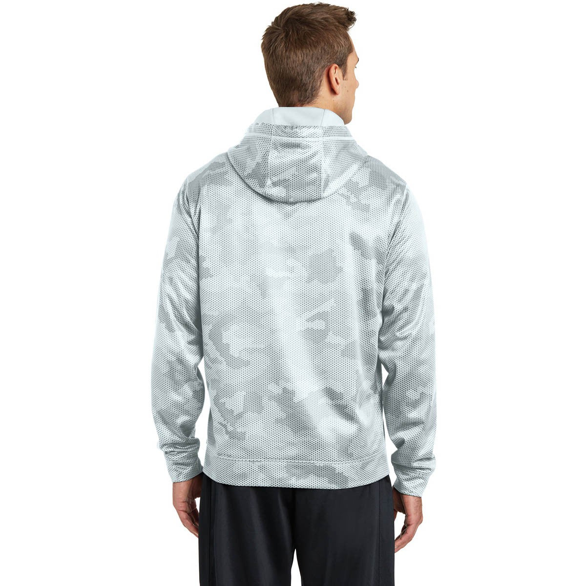 White Camo Sweatshirt - Sport-Tek - Cozy Fabric