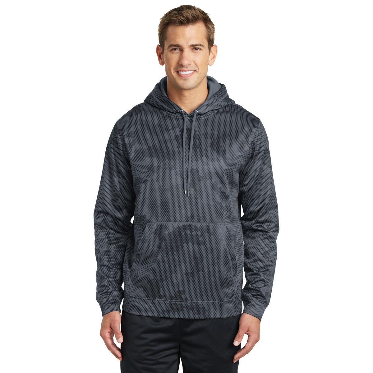 White Camo Sweatshirt - Sport-Tek - Cozy Fabric