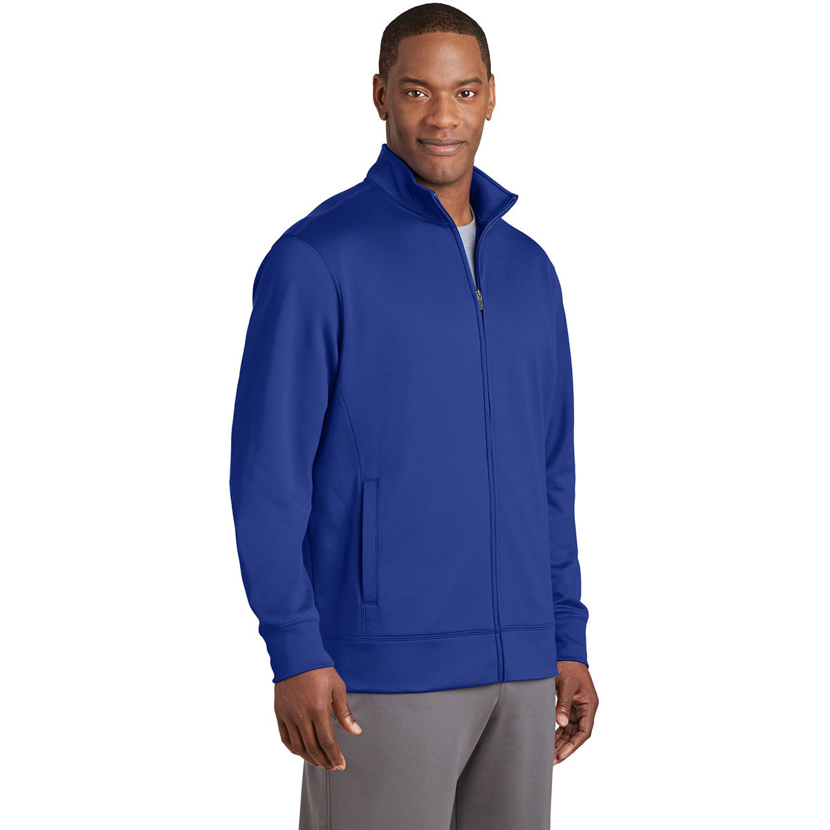 Black Fleece Jacket - Sport-Tek - Comfortable Style