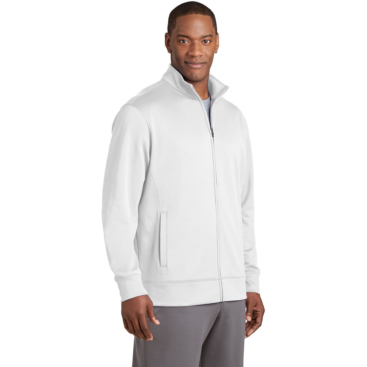 Black Fleece Jacket - Sport-Tek - Comfortable Style