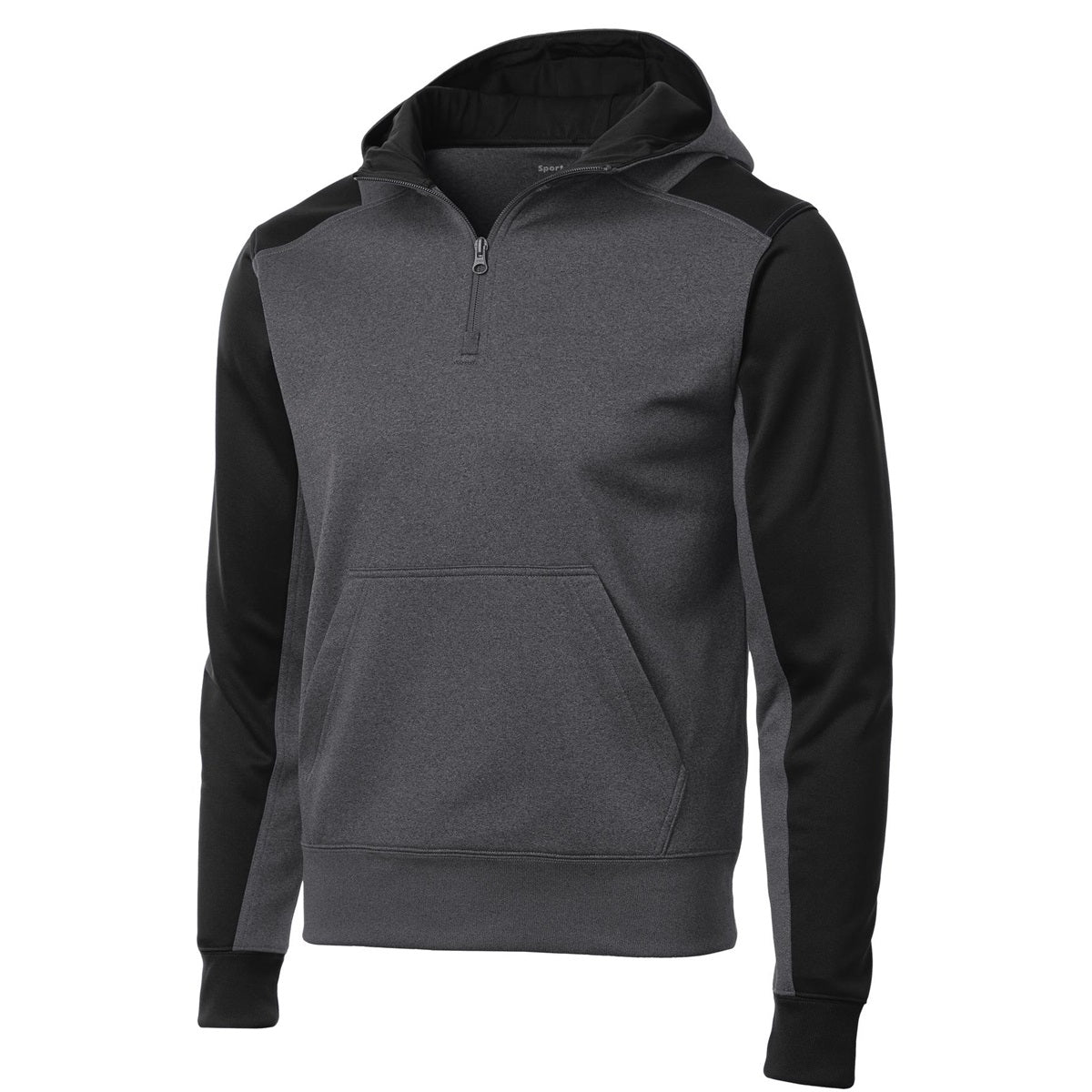 Graphite Heather Sweatshirt - Sport-Tek - Athletic Fit