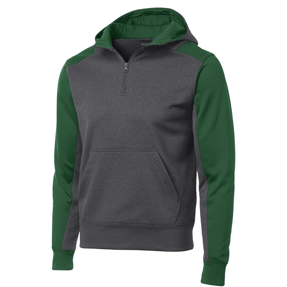 Graphite Heather Sweatshirt - Sport-Tek - Athletic Fit