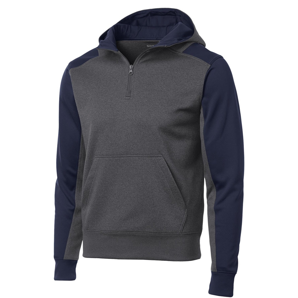 Graphite Heather Sweatshirt - Sport-Tek - Athletic Fit