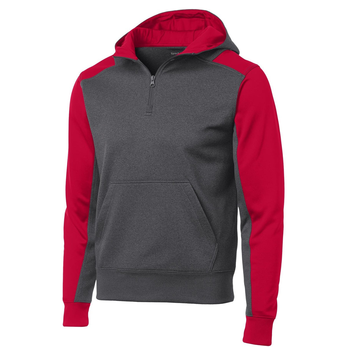 Graphite Heather Sweatshirt - Sport-Tek - Athletic Fit