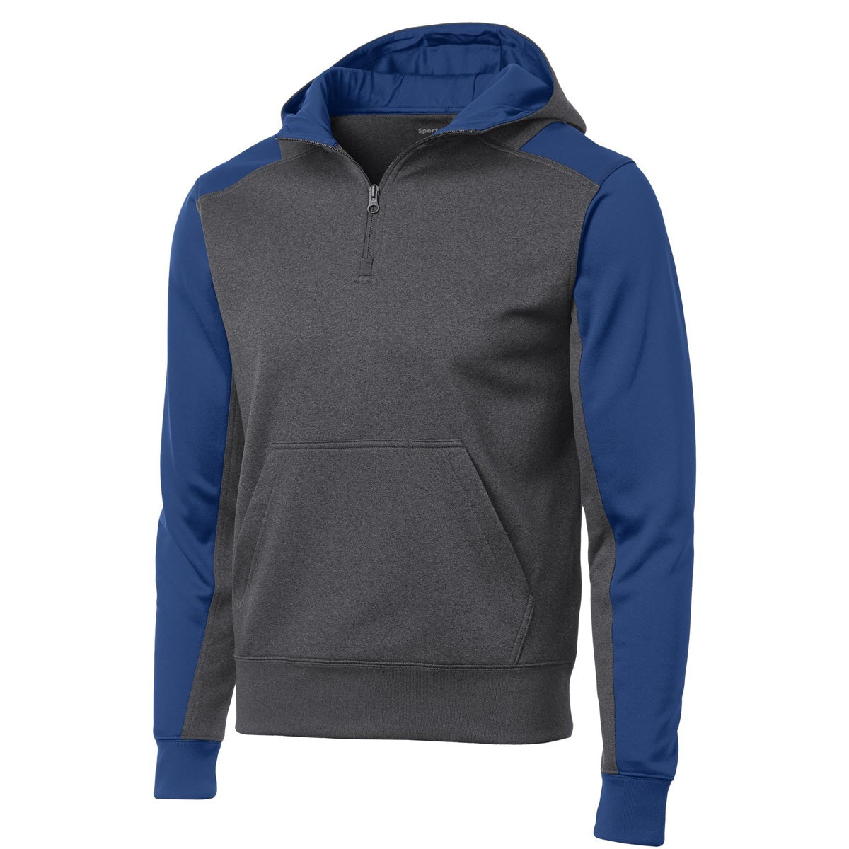 Graphite Heather Sweatshirt - Sport-Tek - Athletic Fit