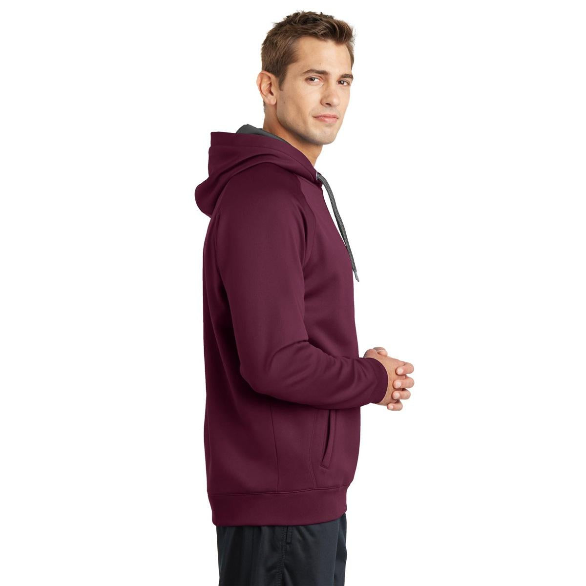 Black Sweatshirts - Sport-Tek - Moisture Wicking Fleece
