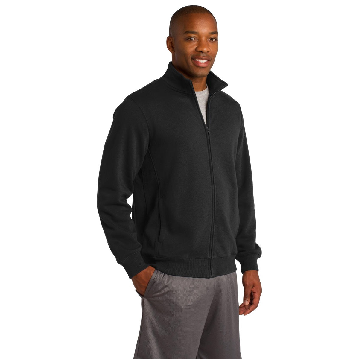 Black Comfortable Sweatshirt - Sport-Tek - Soft Fabric