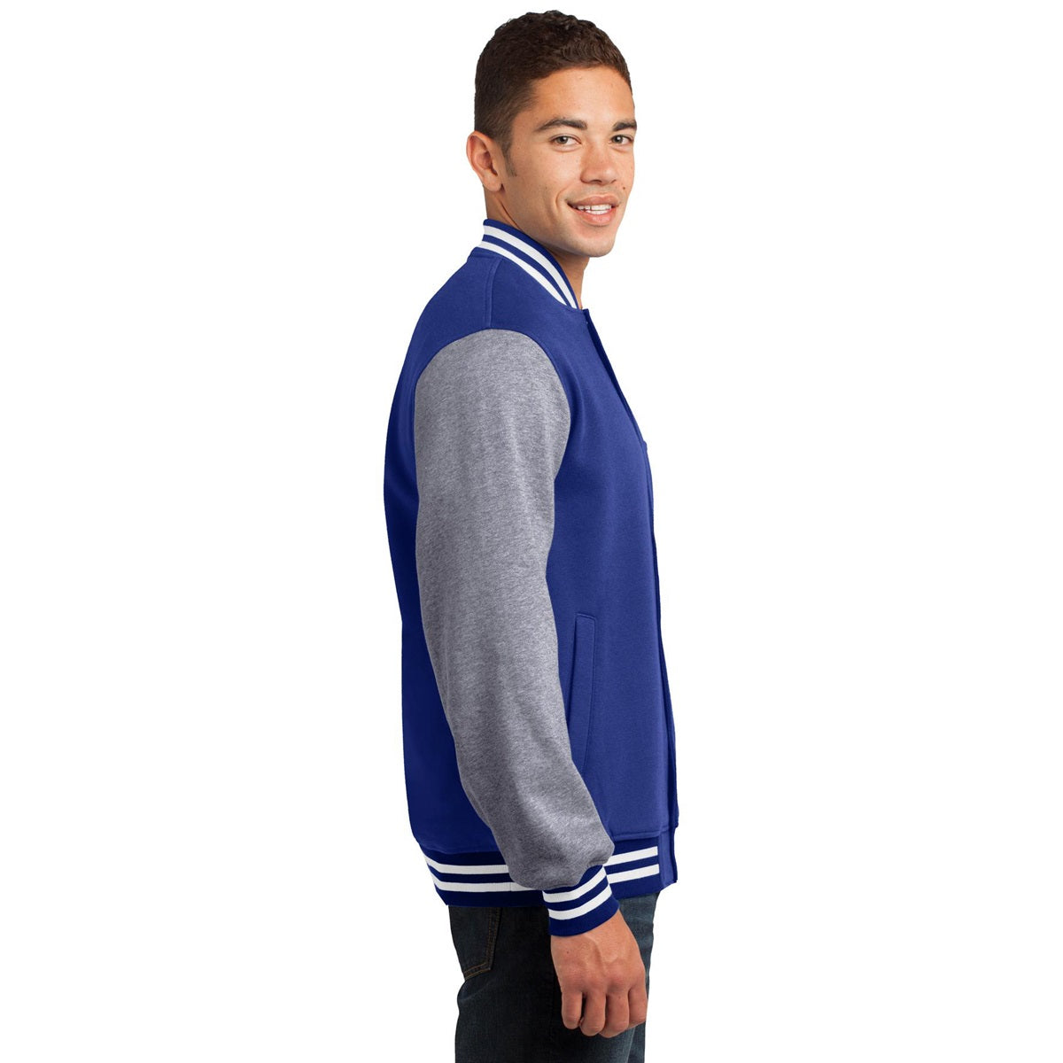 Black Vintage Heather Jacket - Sport-Tek - Cozy Fleece