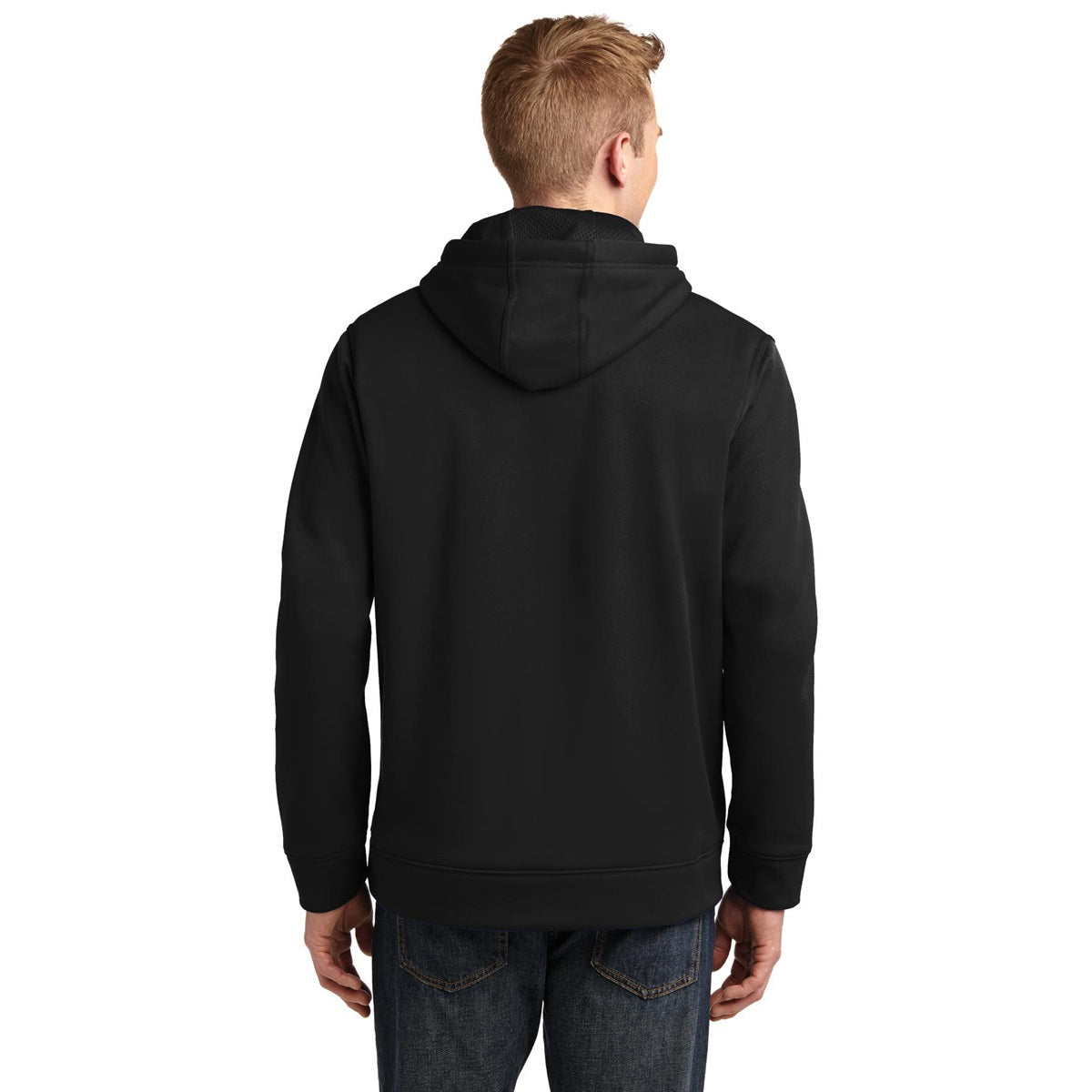 Black Sweatshirts - Sport-Tek - Water Resistant Fleece