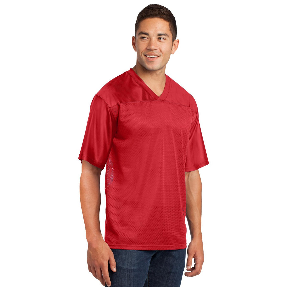 Black Jerseys - Sport-Tek - Lightweight Polyester Mesh