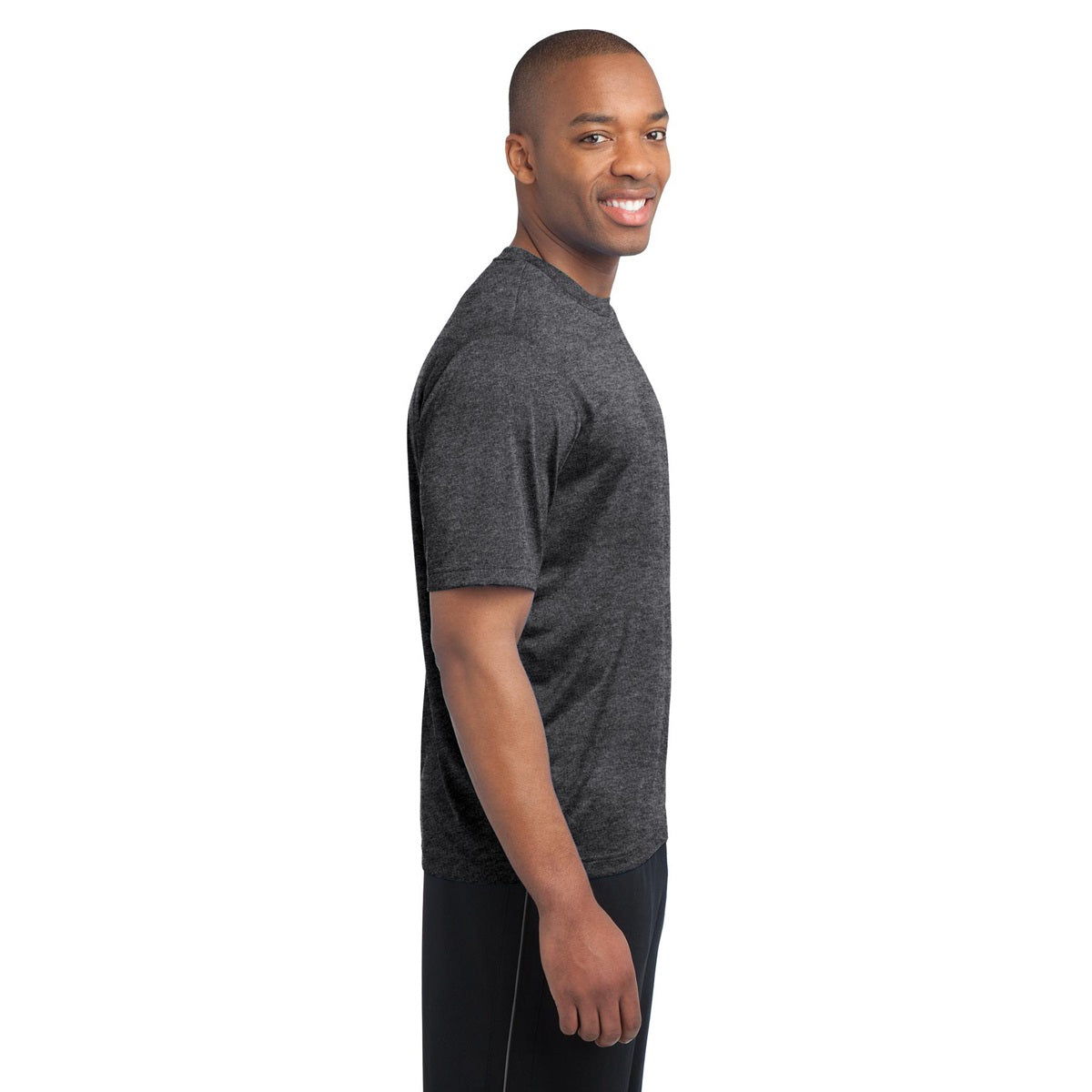 Blue Wake Heather T-Shirt - Sport-Tek - Moisture-Wicking - Comfortable Fit